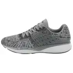 Li Ning Cushioning Slip Resistant Abrasion Resistant Support Lightweight Low top Running Shoes Men's Gray