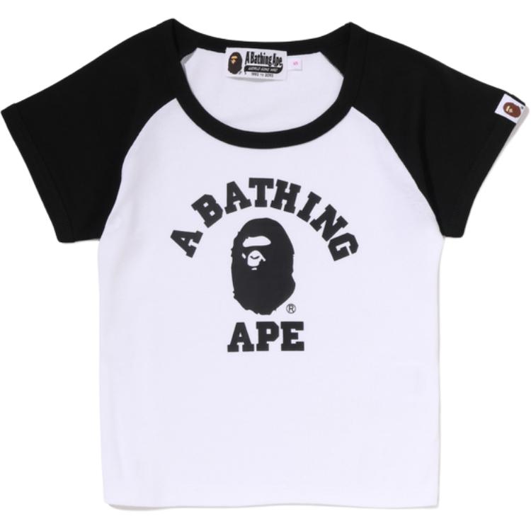 Женская футболка A BATHING APE Head (разноцветная) — фото 6