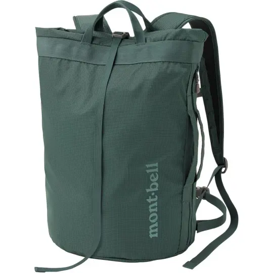 MONTBELL 20L Уличная сумка с логотипом бренда, нейлоновая, зеленая, унисекс, для пары
