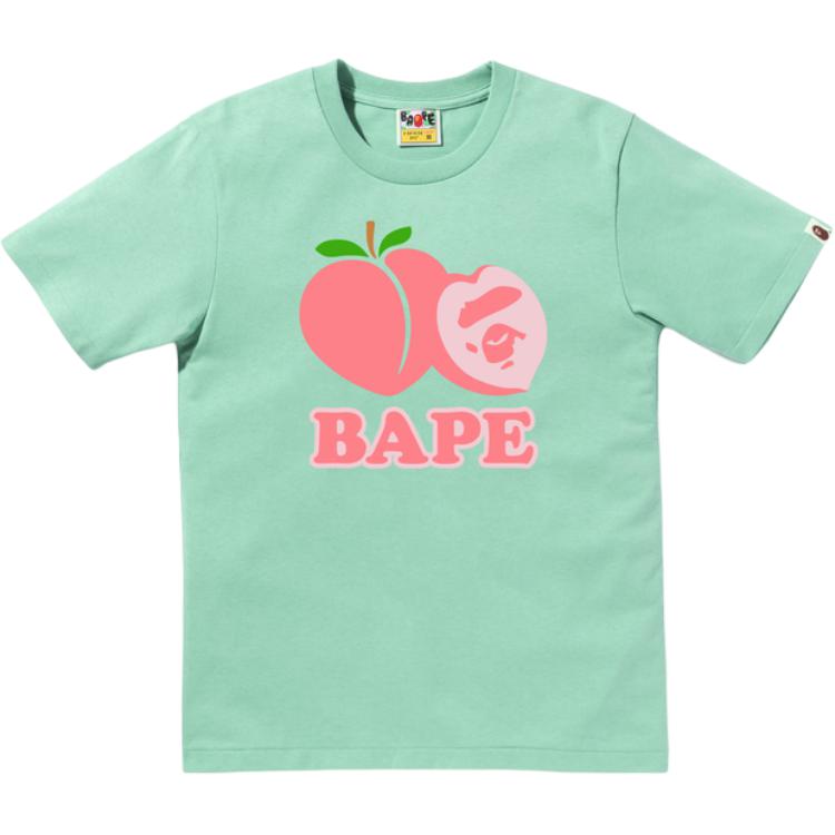 Женская футболка A BATHING APE SS26 Peach (розовая) — Розовый — фото 2