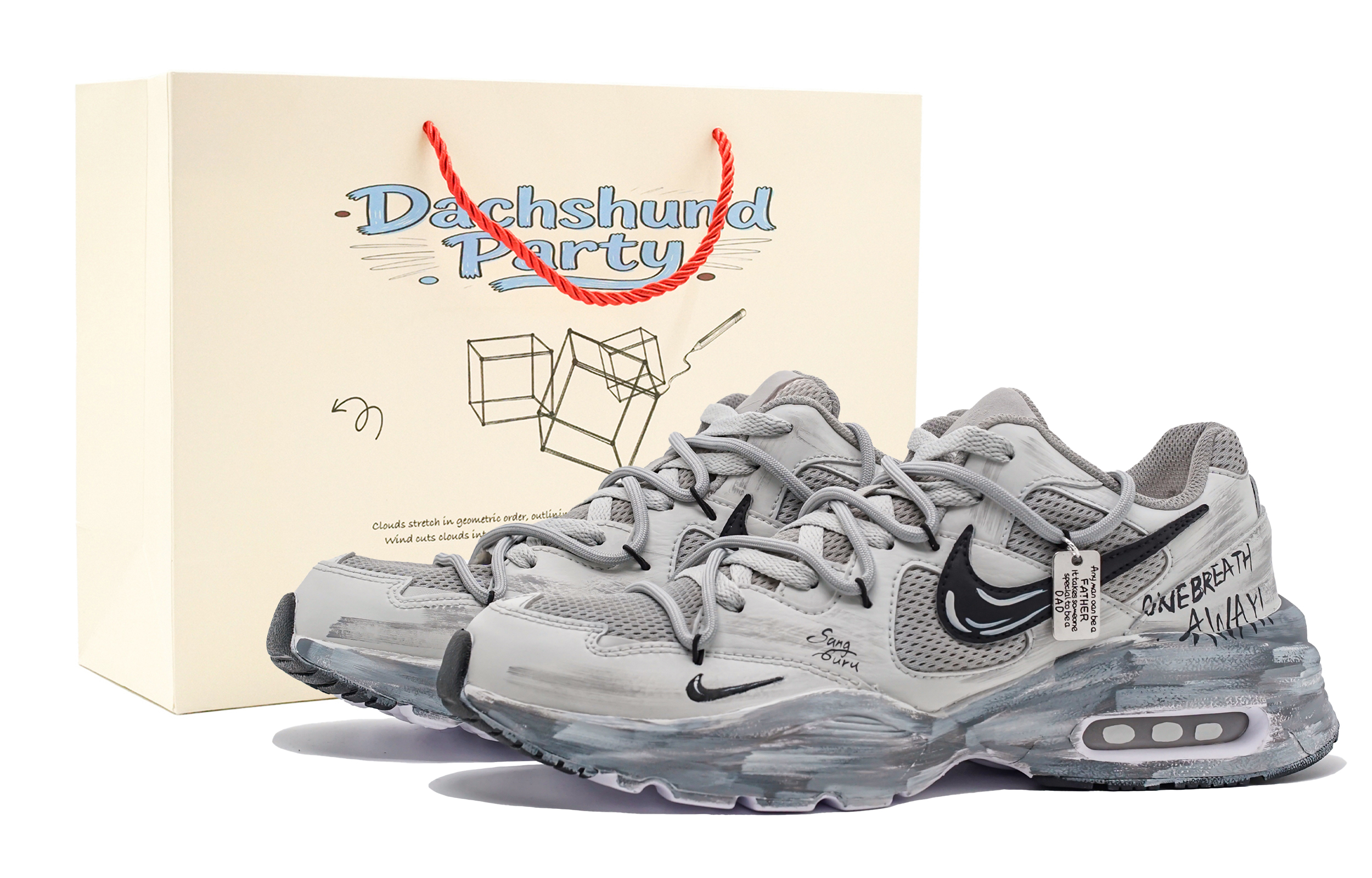 Nike Air Max Fusion Cushioning Slip Resistant Low top Running Shoes Women’s Gray Black
