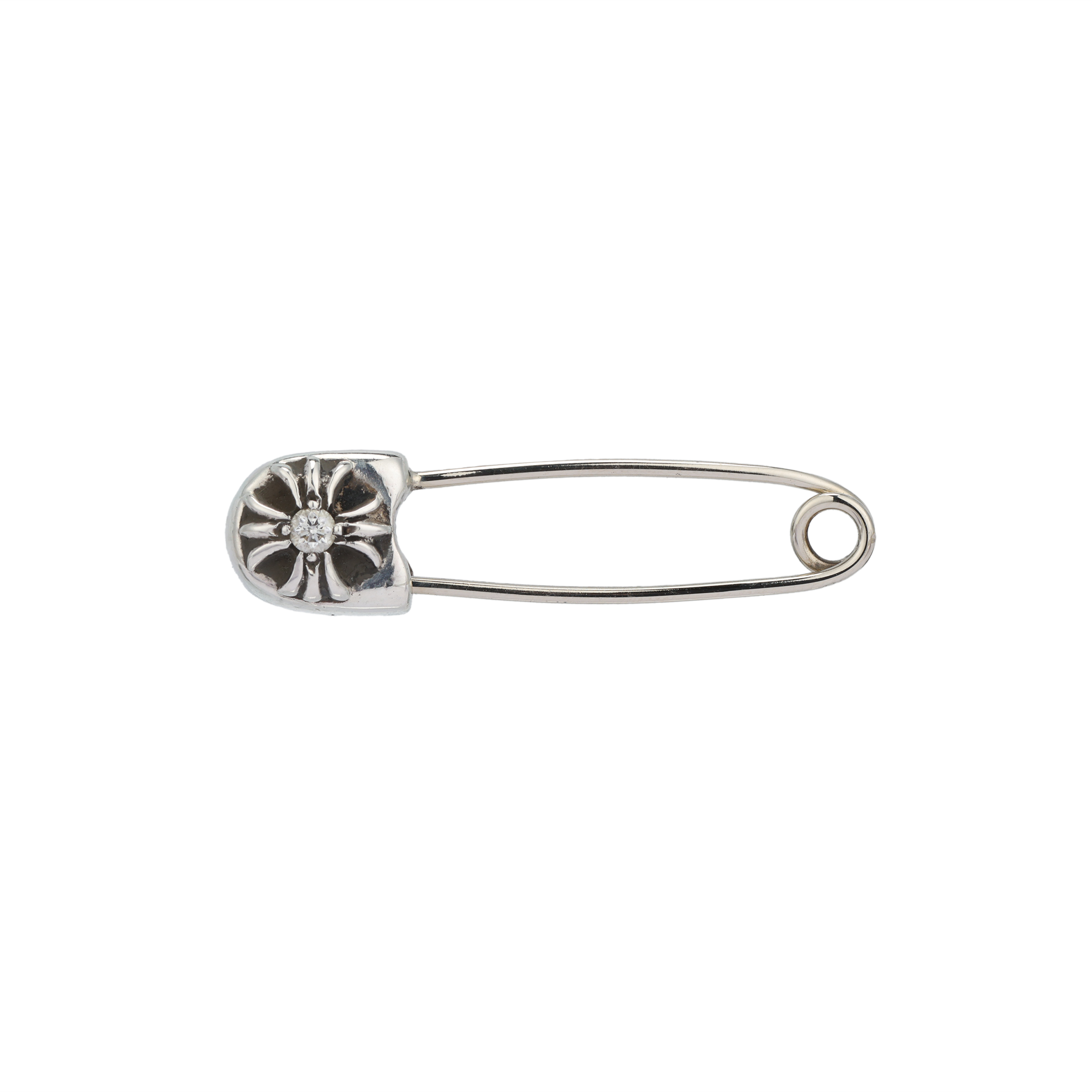 Chrome Hearts Subject To Official Website Stud Earrings Unisex Silver
