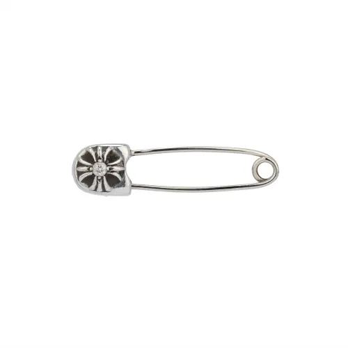 Chrome Hearts Subject To Official Website Stud Earrings Unisex Silver