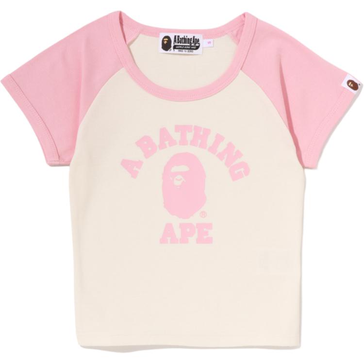 Женская футболка A BATHING APE Ape Head (разноцветная)