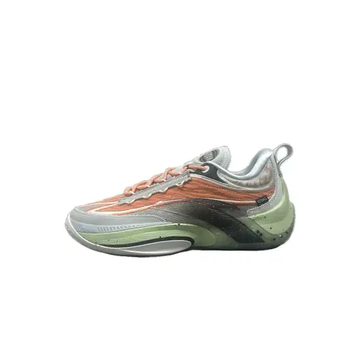 Anta Zap 1 Low top Basketball Shoes Men's Orange Gray Green