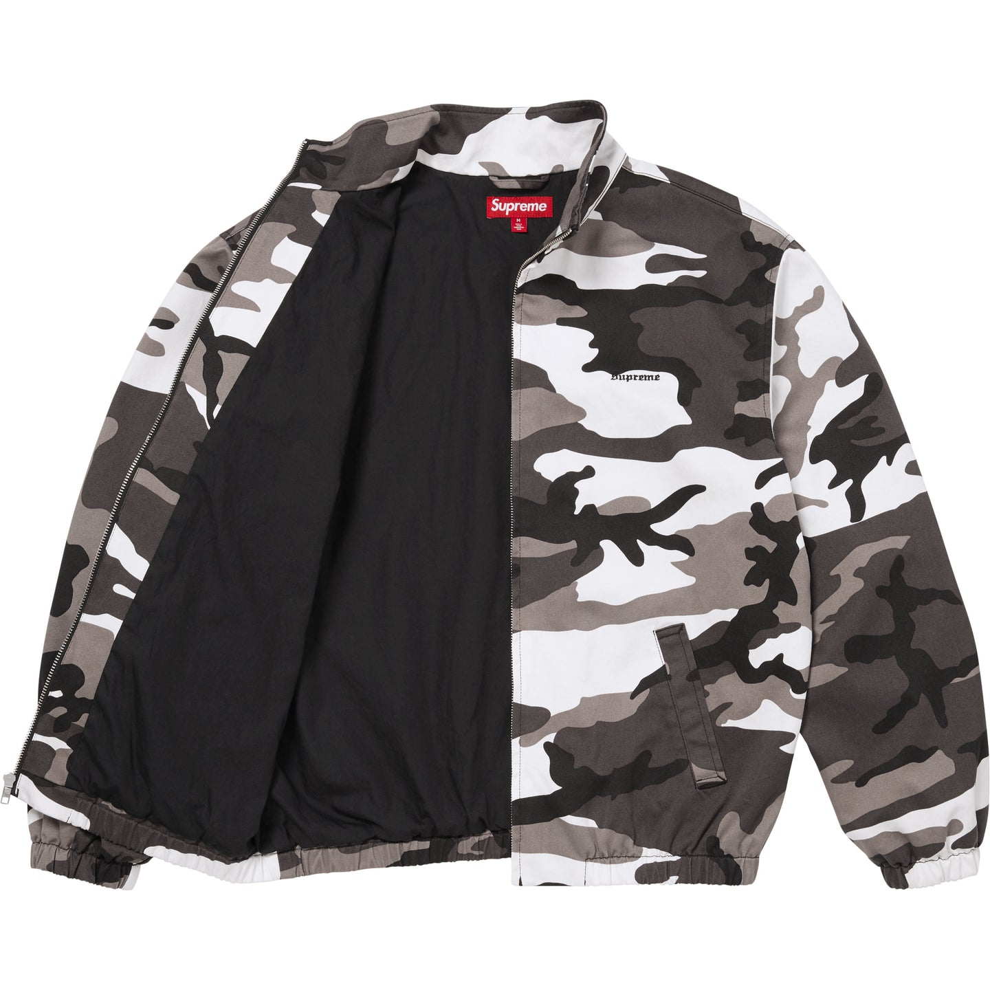Куртка Supreme SS26 Week12 Harrington Jacket (черная) — фото 11