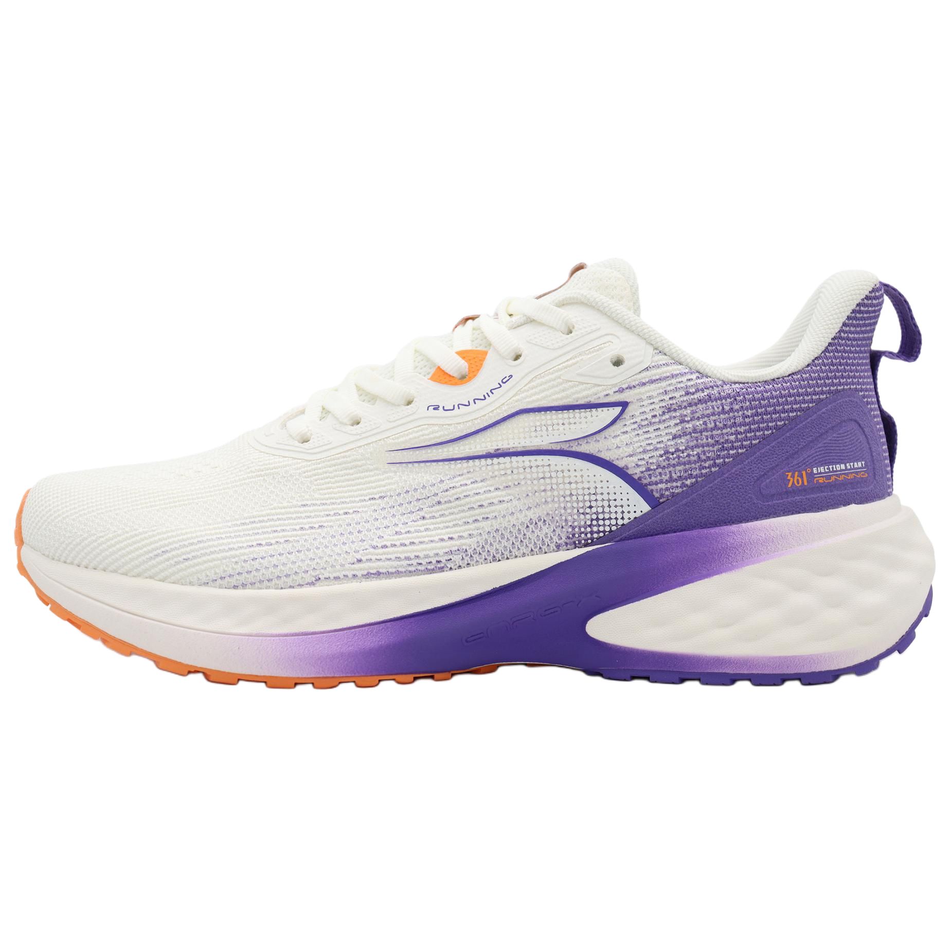 361° Abrasion Resistant Low top Running Shoes Men’s White Purple