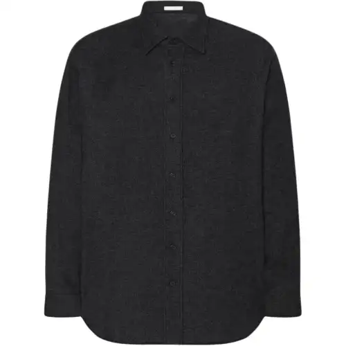 THE ROW SS24 Shirt Men's Mixed Color Dark Charcoal Gray