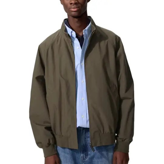 UNIQLO Uniqlo Harrington с рукавами реглан, короткая свободная повседневная куртка одинакового стиля для мужчин и женщин