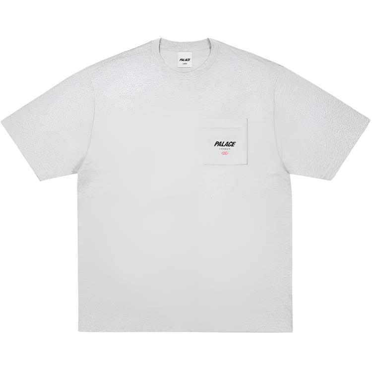 Унисекс футболка Palace PALACE SS26 drop2 LOCATION T-SHIRT GREY MARL 2026 T (серый)