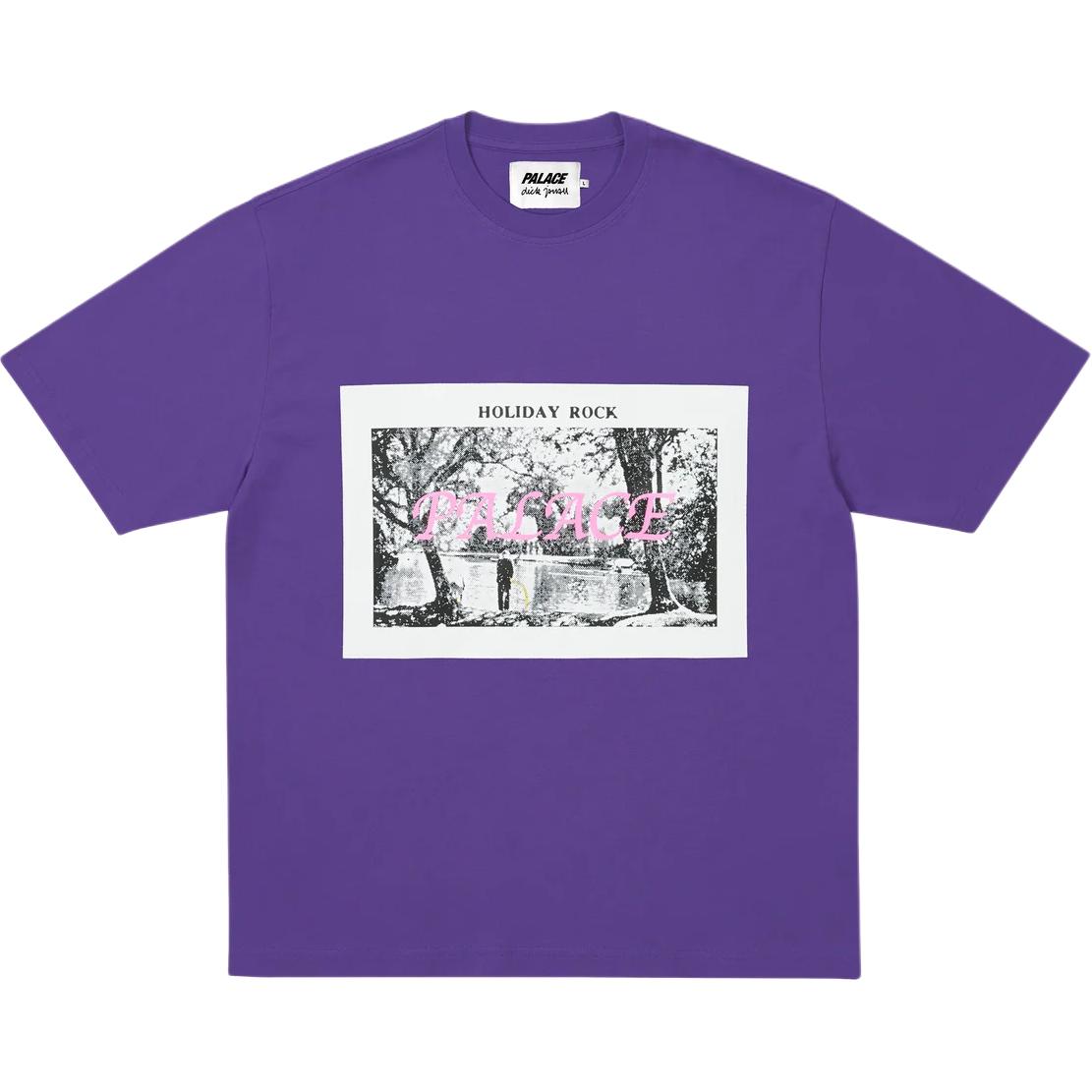 Футболка Palace DICK JEWELL T-SHIRT SOUR GRAPE (фиолетовая)