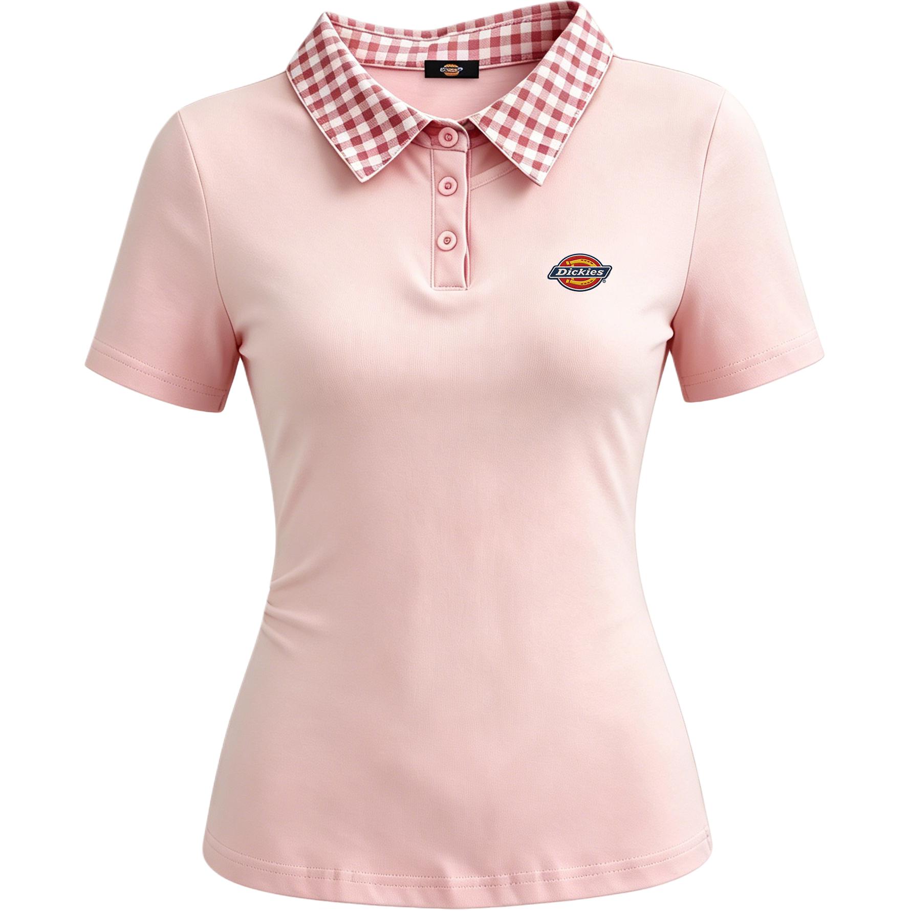 Женская футболка Dickies Dickies cleanfitVlogoPOLO T (розовая)
