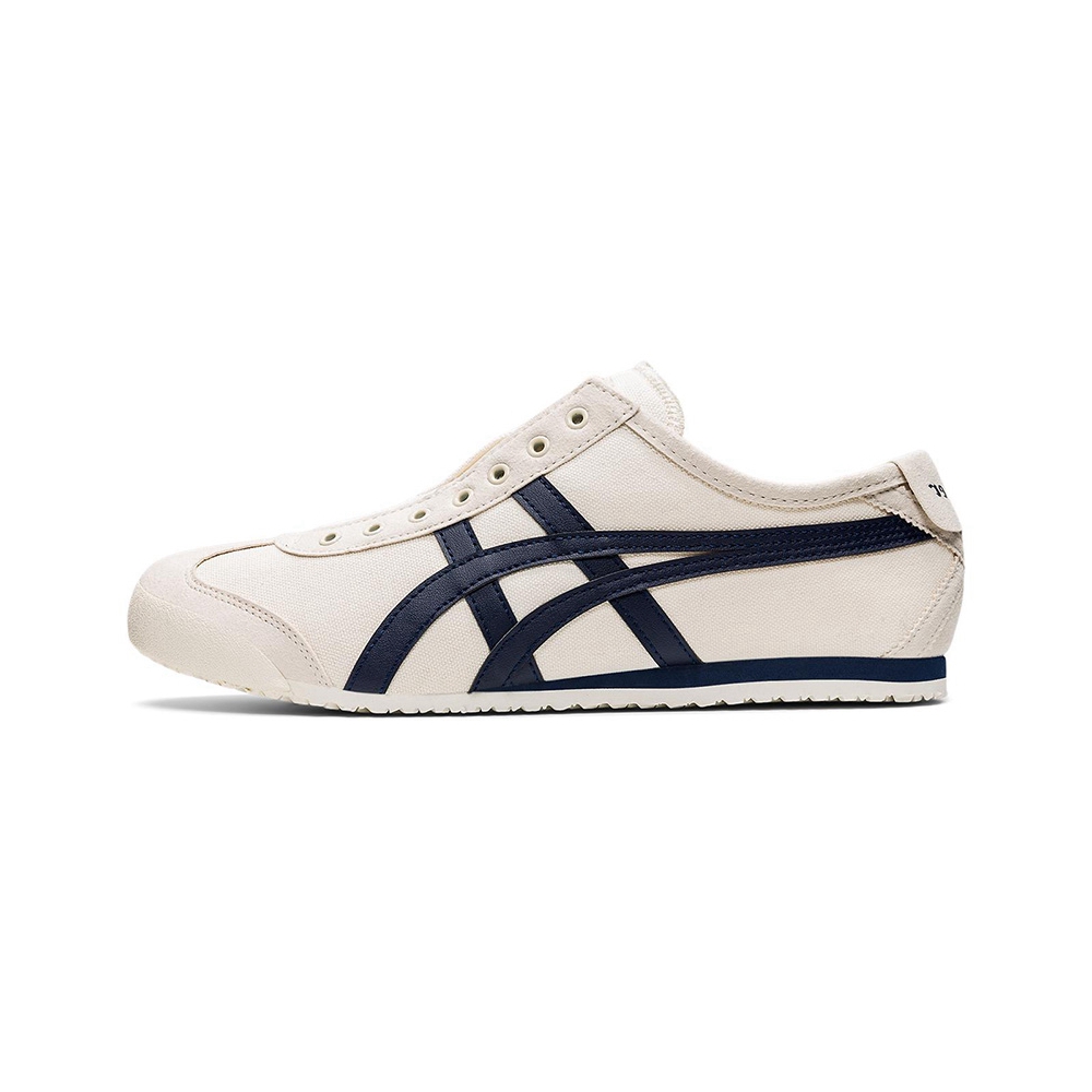 Onitsuka Tiger Onitsuka Tiger MEXICO 66 SLIP-ON, comfortable and lightweight summer slip-on, low-top lifestyle casual shoes, same style for men and women, beige/navy blue