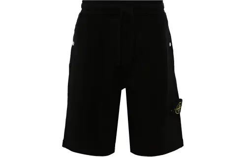 STONE ISLAND Logo Patch Drawstring Bermuda Shorts