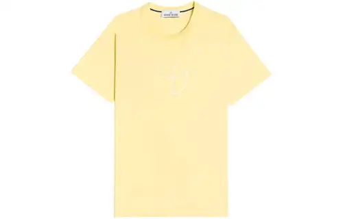 STONE ISLAND T Shirt Men's Yellow