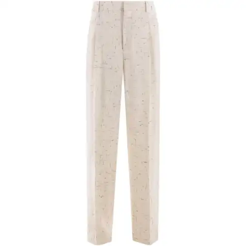 Bottega Veneta FW23 Casual Pants Men's Beige