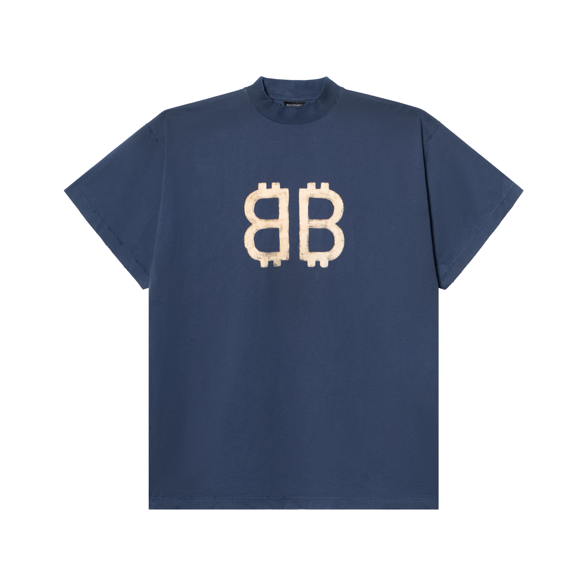 Футболка Balenciaga Crypto (синяя)