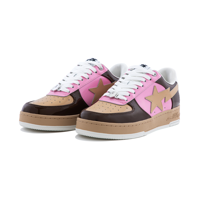 Унисекс кеды A BATHING APE STA (бело-зелено-красные) — фото 2
