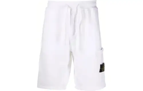Stone Island logo-patch track shorts