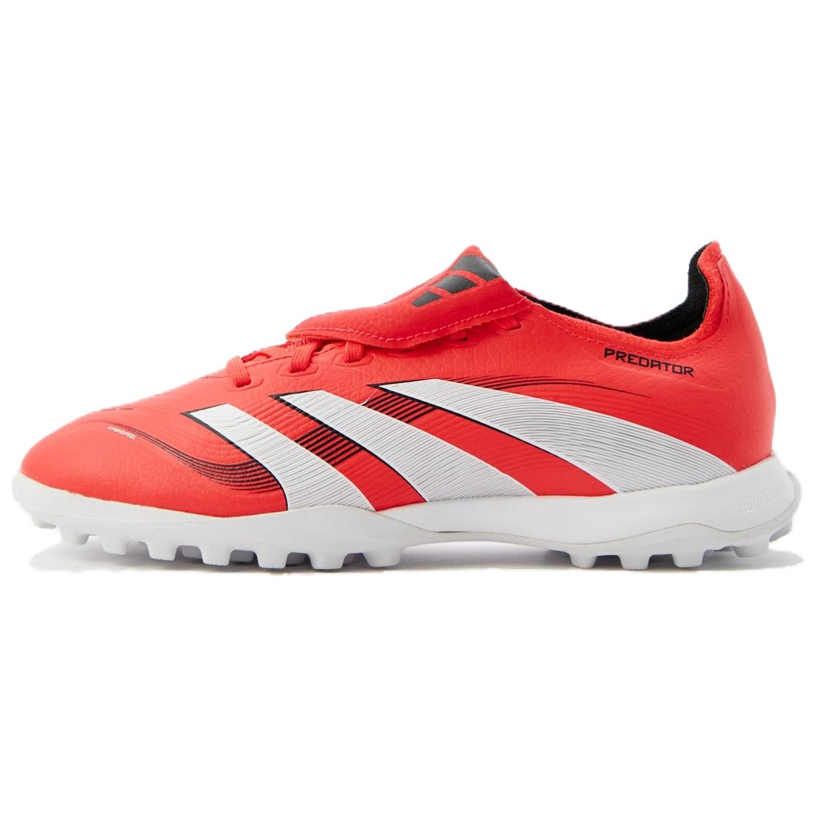 Adidas PREDATOR ELITE Slip Resistant Abrasion Resistant Soccer Shoes Unisex Red