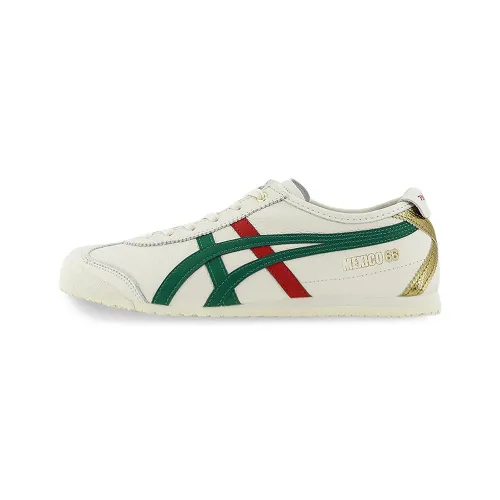 Onitsuka Tiger MEXICO 66 Skate Shoes Unisex Low Top White Green