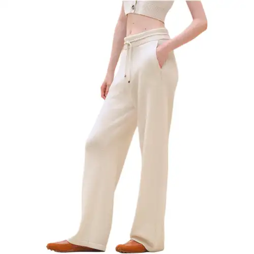 HERMES SS24 Casual Pants Women's White