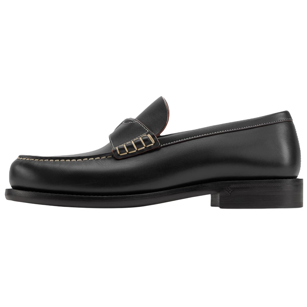 Мужские лоферы Louis Vuitton 1AKAHU (черные)