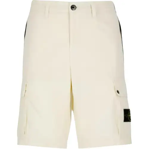 STONE ISLAND Casual Shorts Men's Beige
