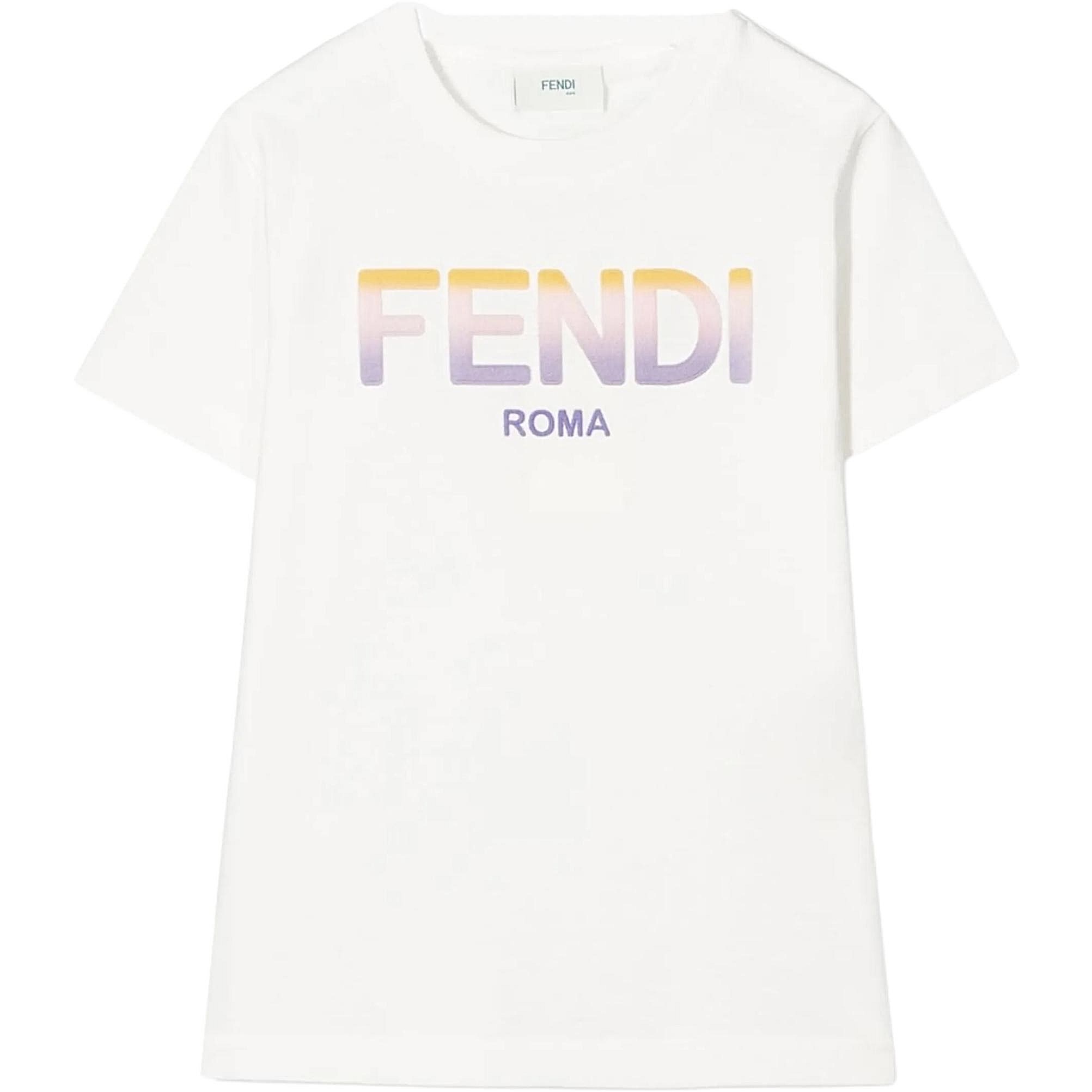 Футболка Fendi Fendi Logo (белая)