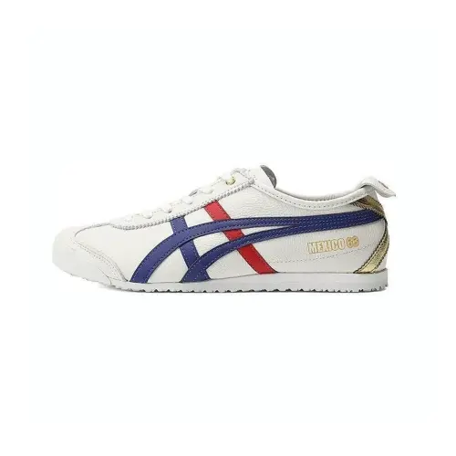 Asics Onitsuka Tiger Mexico 66 White Dark Blue Red Gold