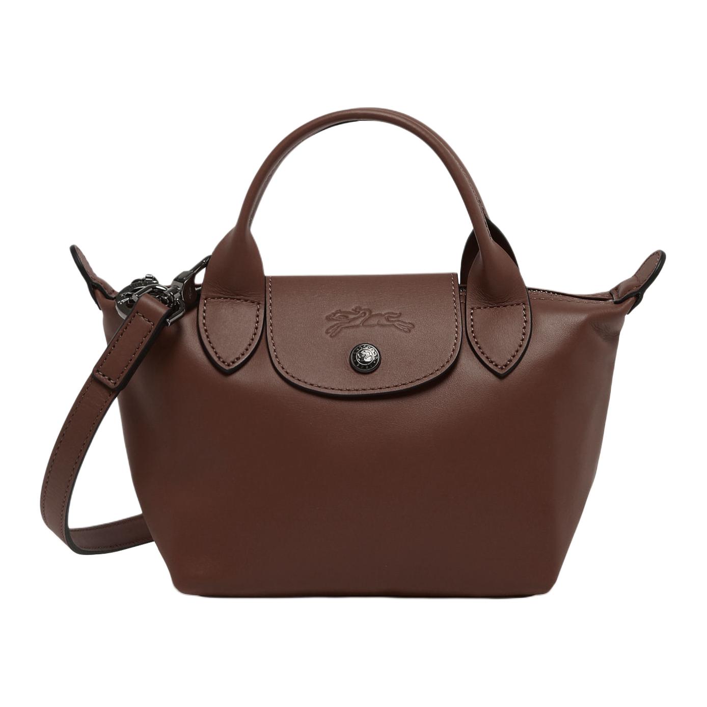 Женская сумка LONGCHAMP Le Pliage Xtra (микро-коричневая)