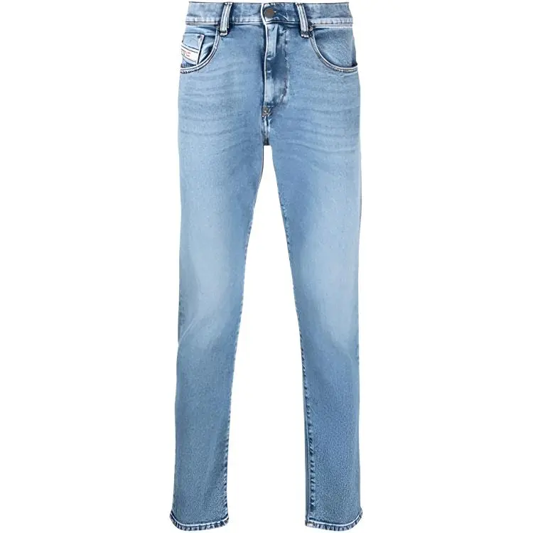 DIESEL Jeans Men's Blue Moderate Straight Fit Pants