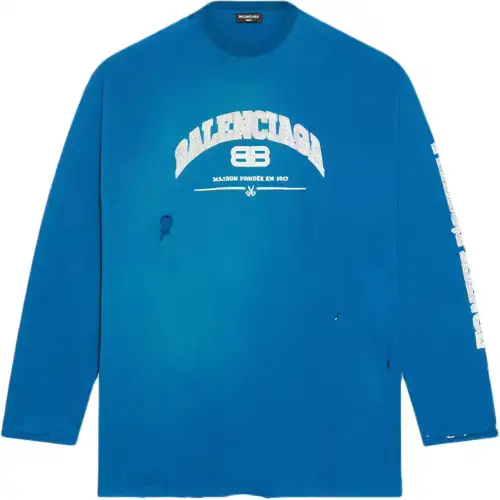 Balenciaga Long Sleeve Oversized Tee