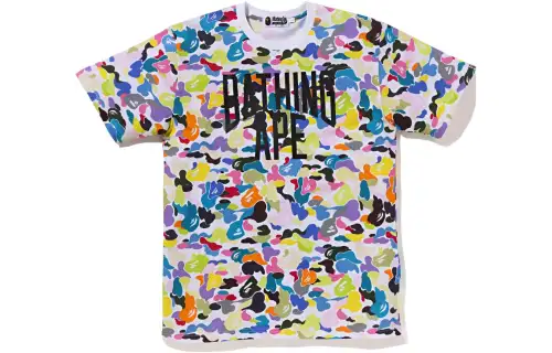 Bape Multi Camo Nyc Logo Tee