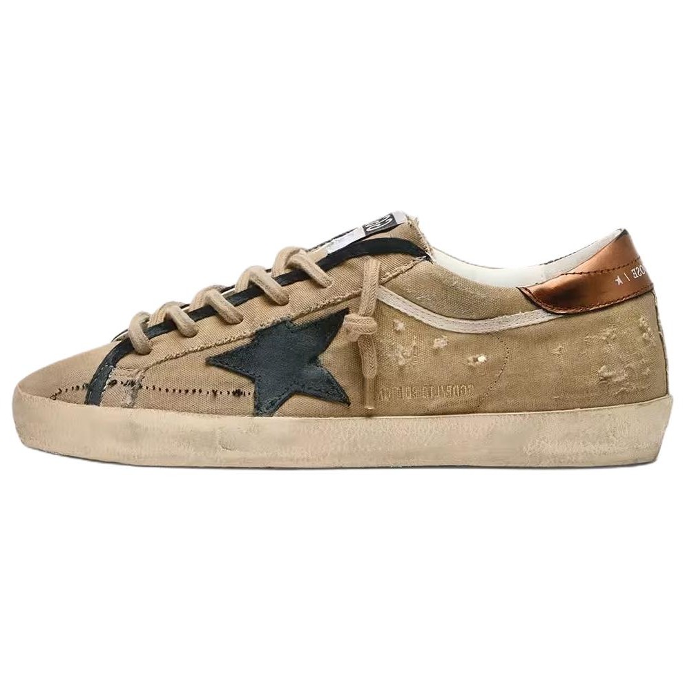 Женские кеды Golden Goose Super-Star (бежевые)
