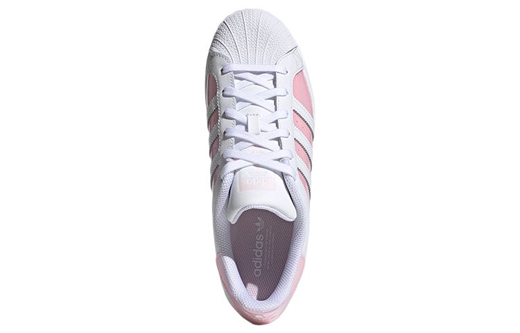 Женские кеды adidas originals SUPERSTAR (нежно-розово-белые) — фото 5