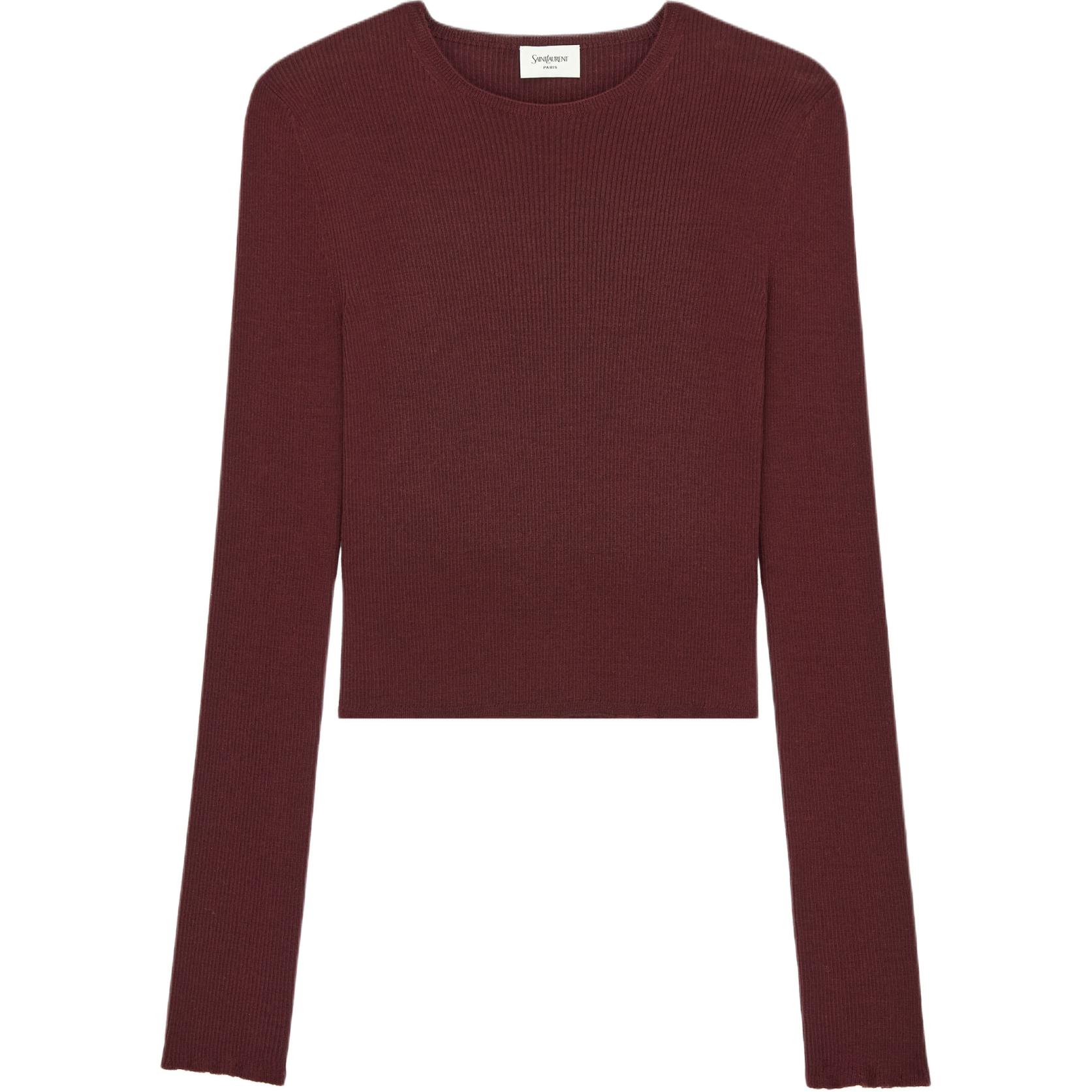 Женский свитер SAINT SAINT LAURENT (черный)