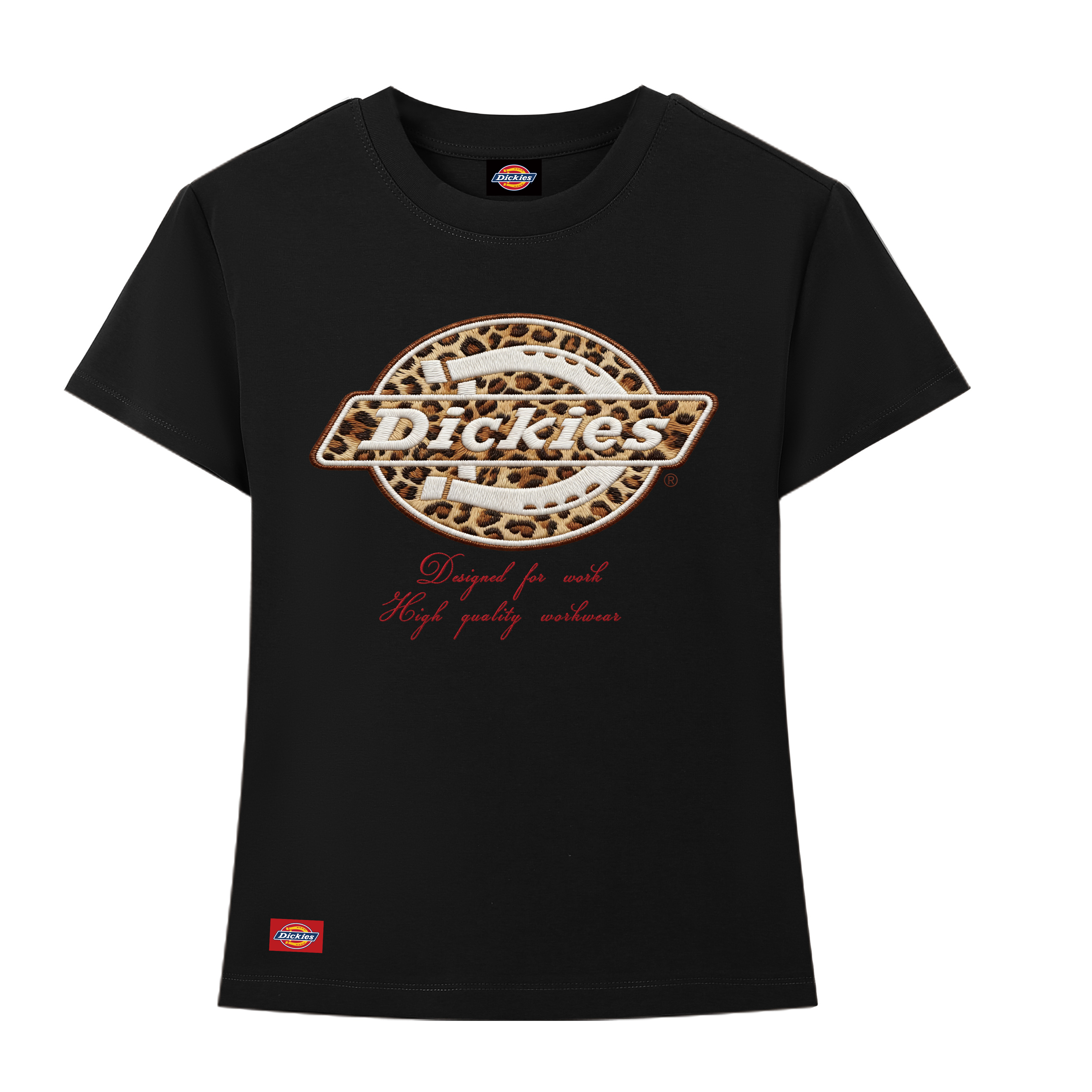 Женская футболка Dickies KK-1-T8929-TH05-FL01 (черная)