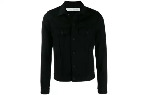 OFF WHITE Denim Jacket Men's Black