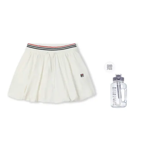 FILA Casual Short Skirts Women's Cloud White