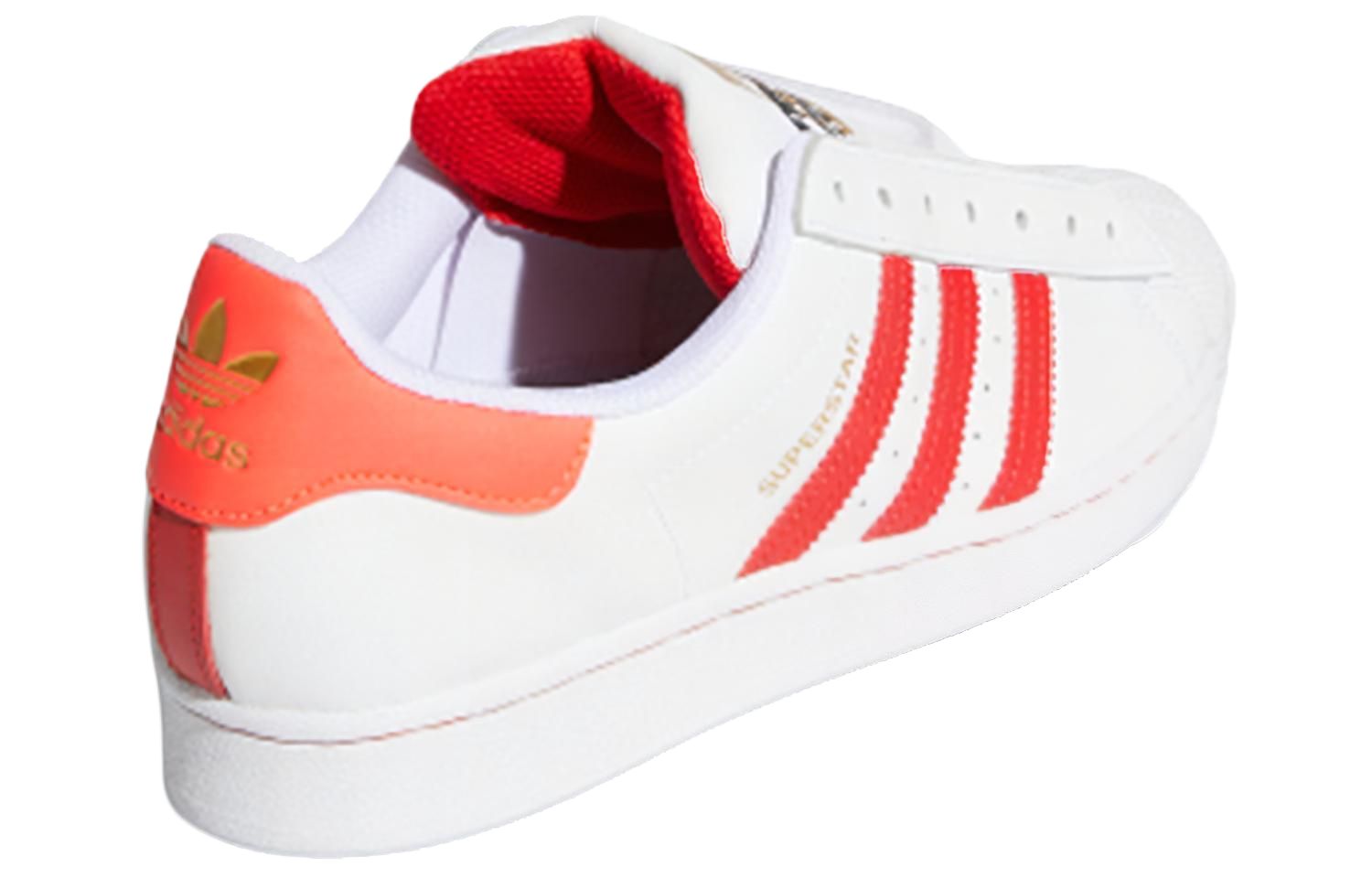 Кроссовки adidas originals SUPERSTAR (белыйкрасный) — фото 3
