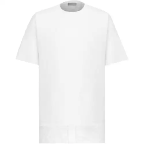 DIOR Quarterly New Products T Shirts Men's White Crew Neck Moderate