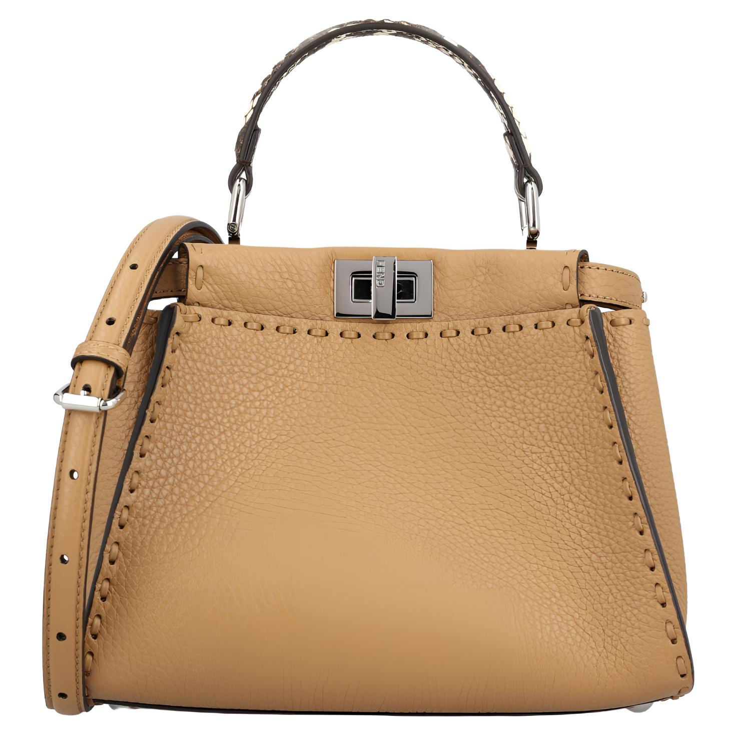 Женская сумка Fendi (оранжевая)