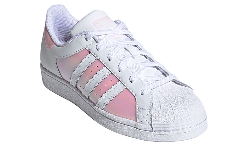 Женские кеды adidas originals SUPERSTAR (нежно-розово-белые) — фото 3