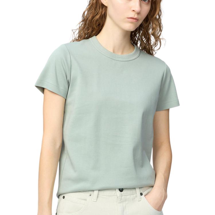 Женская футболка UNIQLO Круглый вырез (оранжевая)