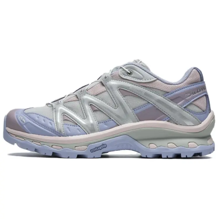 SALOMON XT Quest Fabric Breathable Low top Running Shoes Unisex Gray Blue