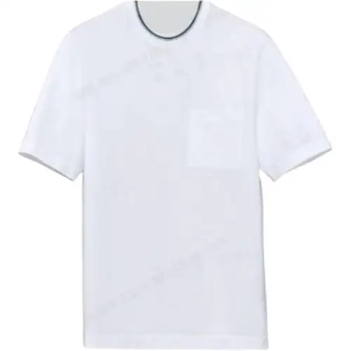 HERMES T Shirts Men's White Crew Neck