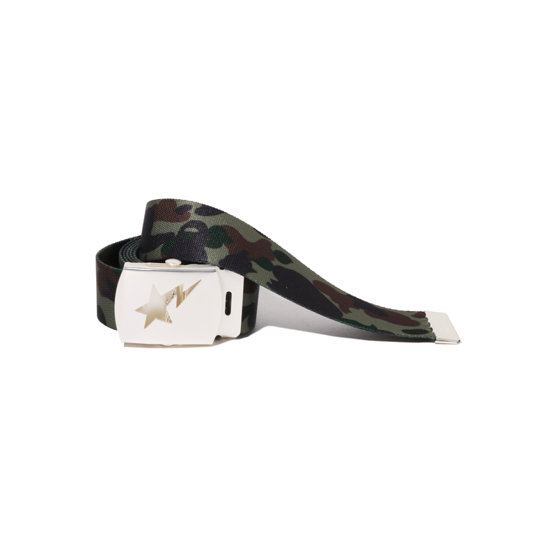 Мужской ремень A BATHING APE A BATHING APE 3CM (зелено-желтый)