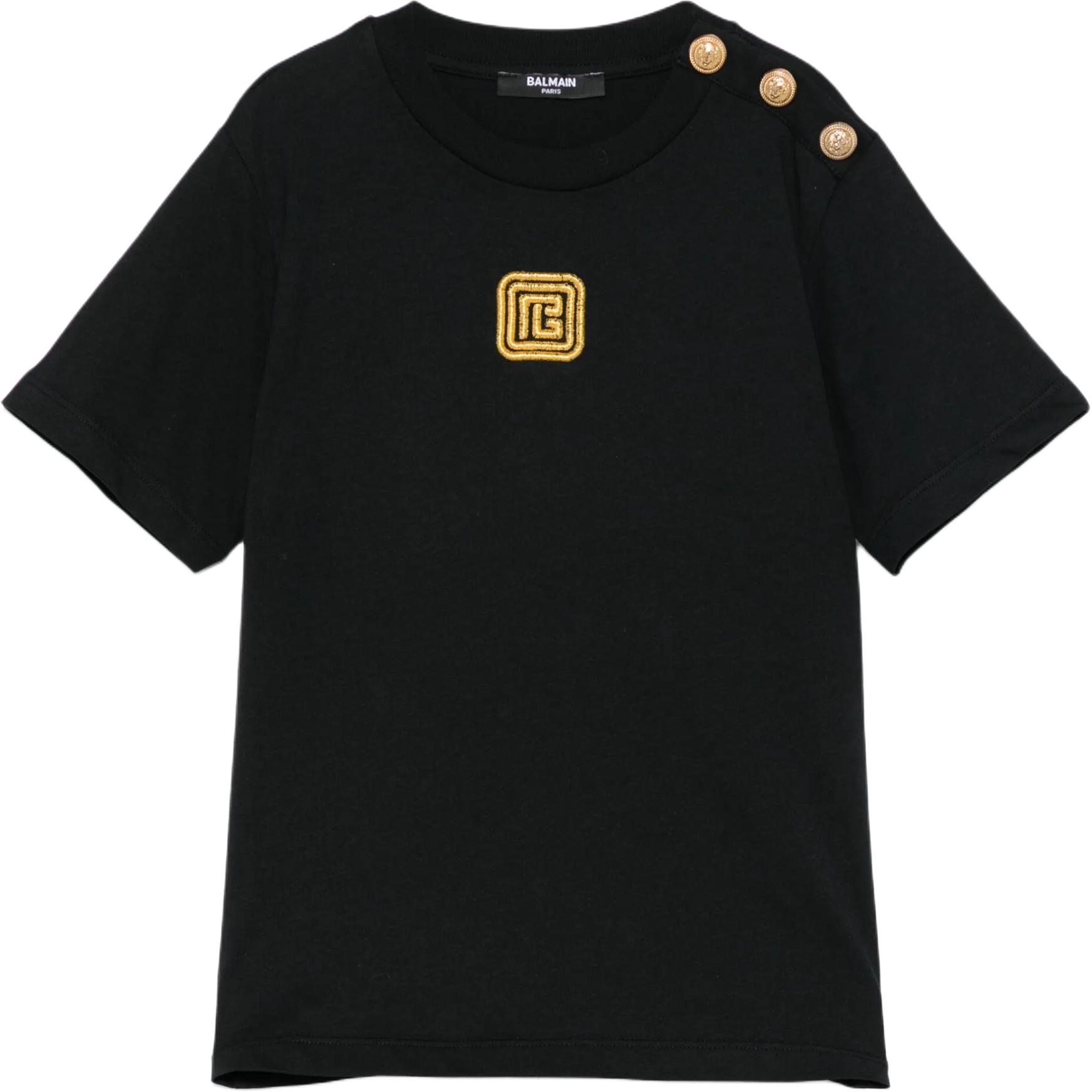 Женская футболка BALMAIN (черная)