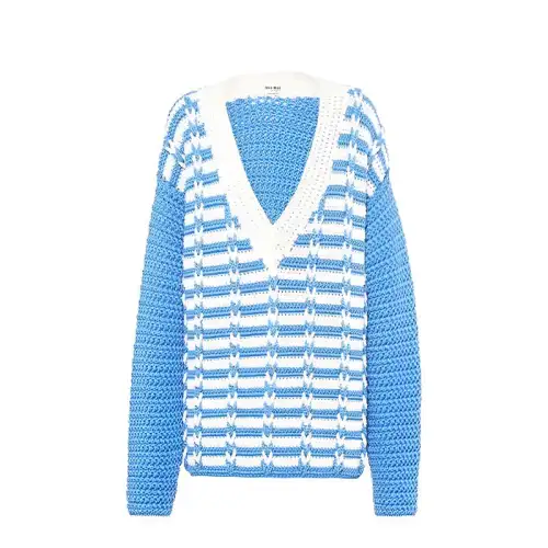 MIU MIU FW21 Sweater Women's Blue